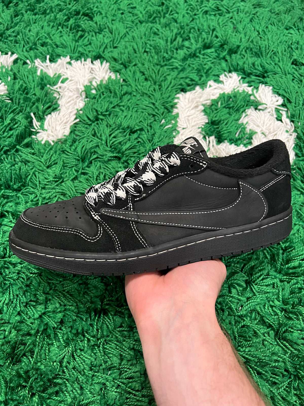Jordan 1 Low Travis Scott Black Phantom (Pre-Owned Size 9M)