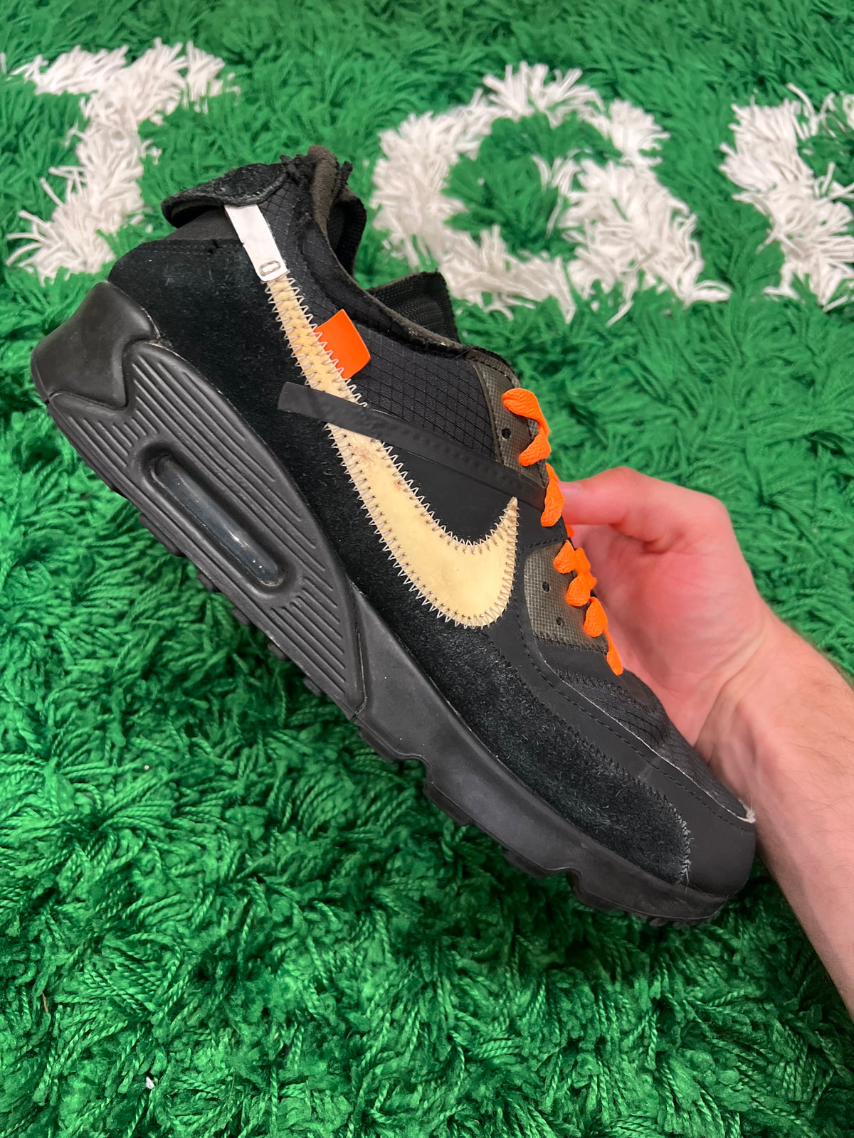 Nike Air Max 90 Off-White Black (Preowned 11M)