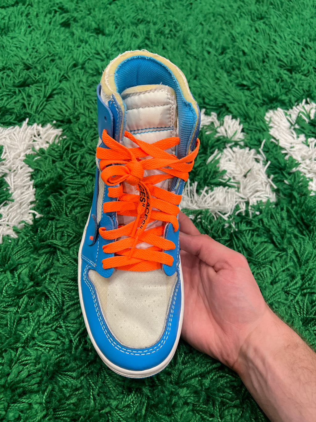 Jordan 1 High Off-White University Blue (Preowned 6M)