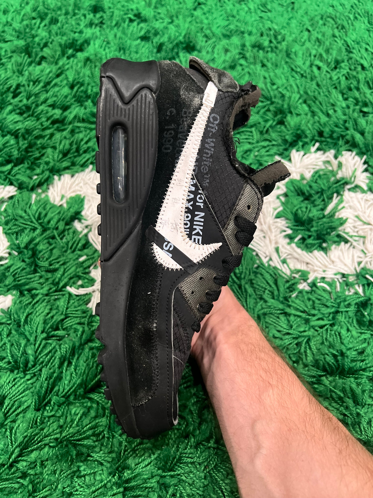 Nike Air Max Off-White Black (Preowned 9M)