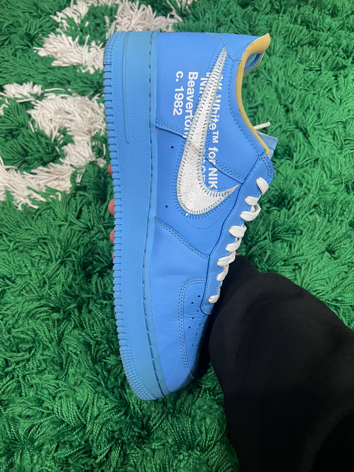 Nike Air Force 1 Low Off-White MCA University Blue (Preowned 11.5M)
