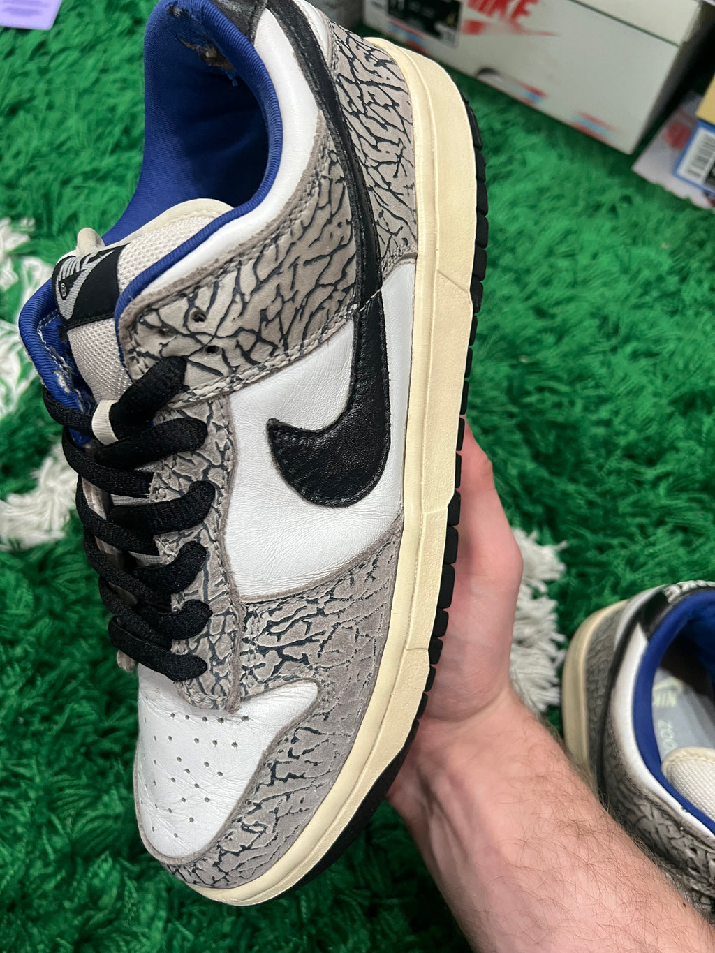 Nike SB Dunk Low Supreme White Cement (2002) (Preowned 9.5M)