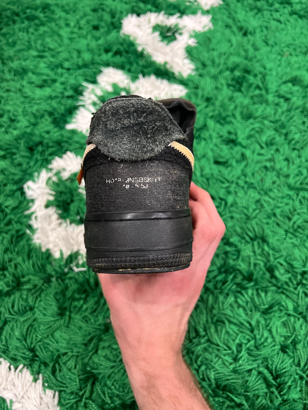 Nike Air Force 1 Low Off-White Black White (Preowned 8.5M)