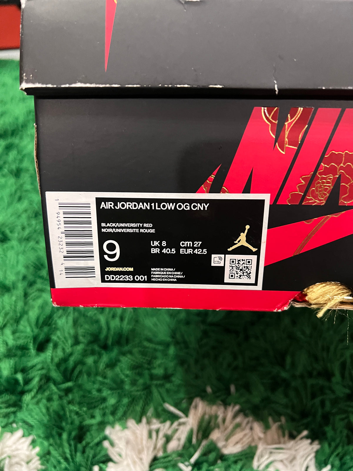 Jordan 1 Low Chinese New Year (Pre-Owned 9M)