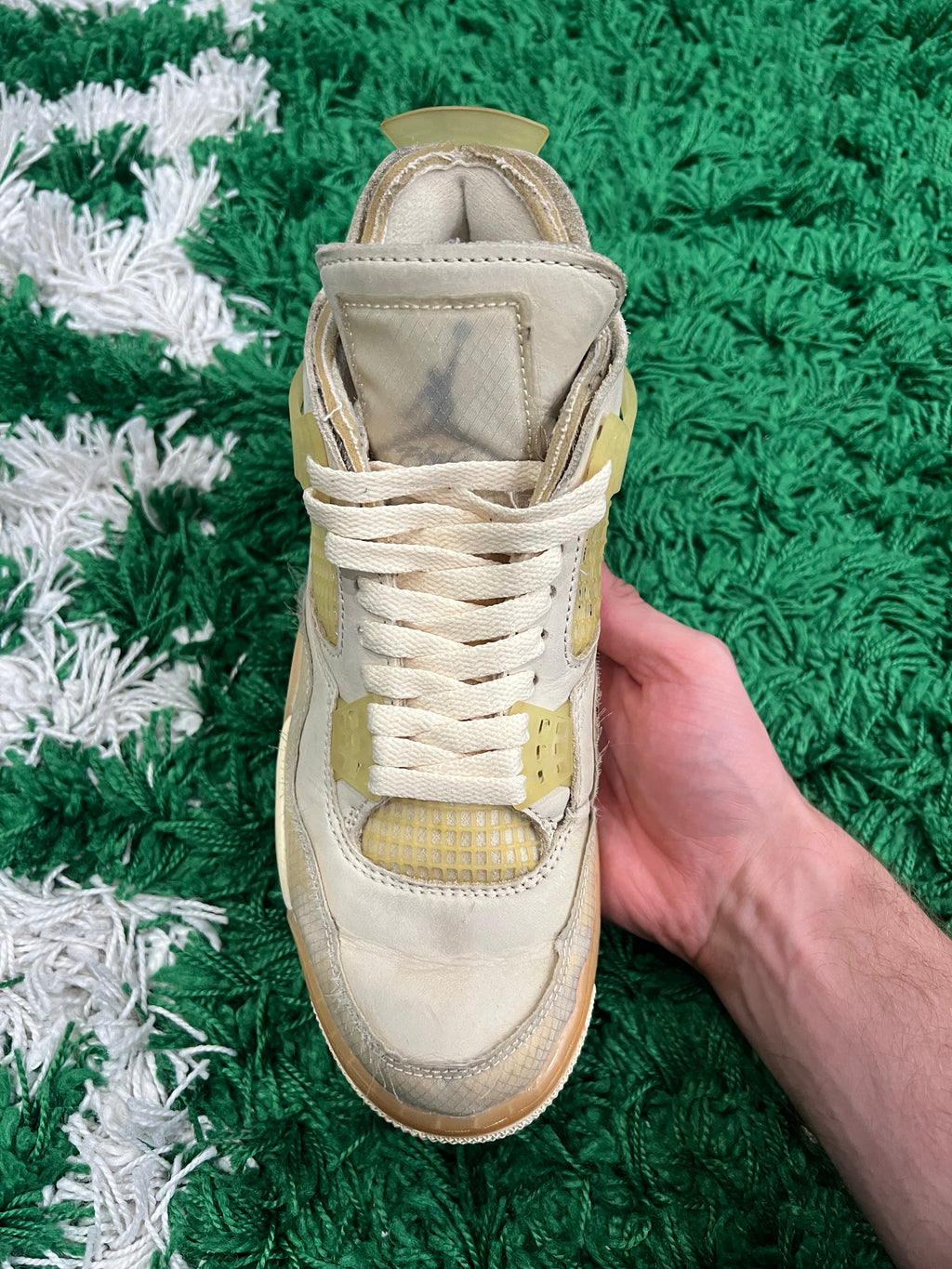 Jordan 4 Off-White Sail (Women's) (Preowned 7.5M/9W)