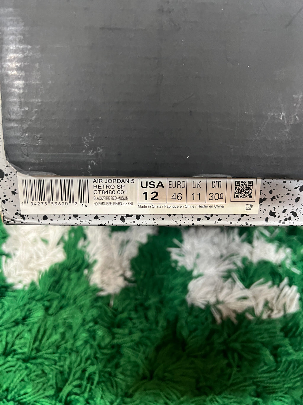 Jordan 5 Off-White Muslin (Preowned 12M)