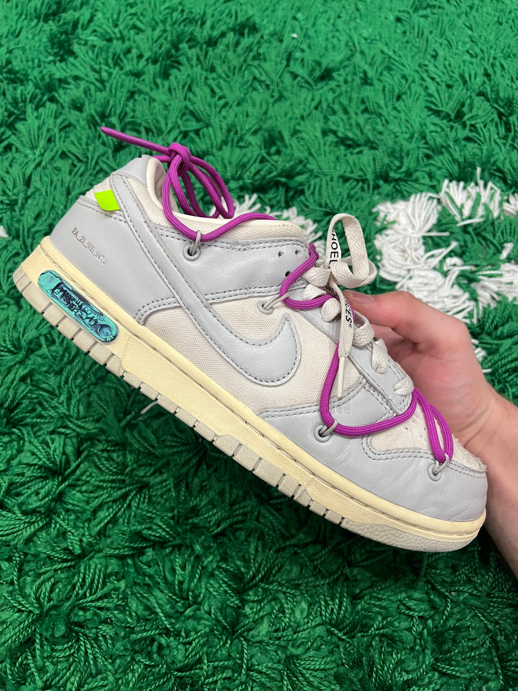 Nike Dunk Low Off-White Lot 45 (Preowned 8M)