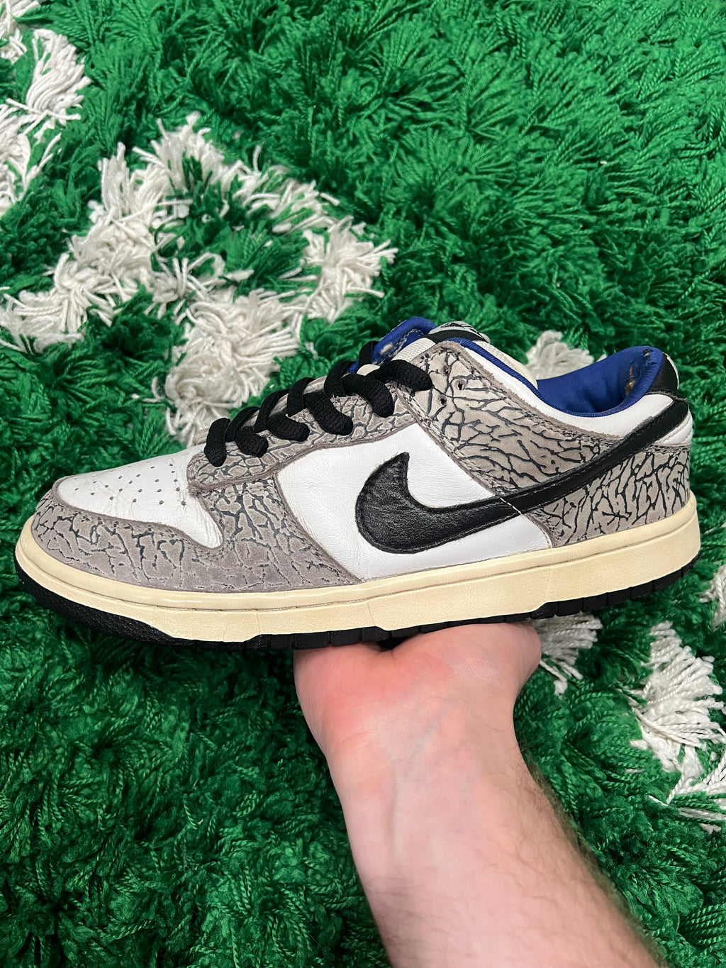 Nike SB Dunk Low Supreme White Cement (2002) (Preowned 9.5M)