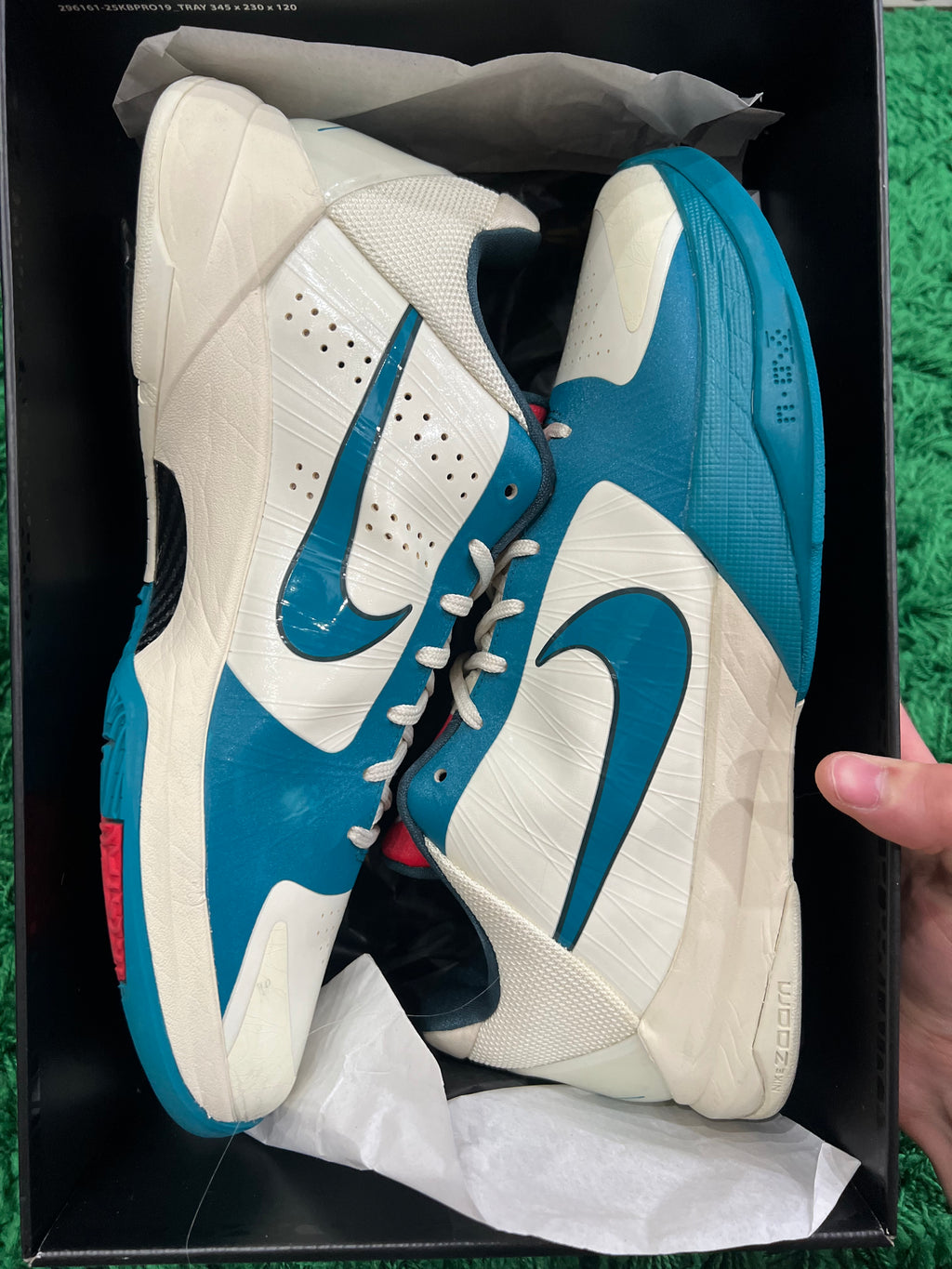 Nike Kobe 5 Caitlin Clark Coconut Milk Spruce (Preowned 12M)