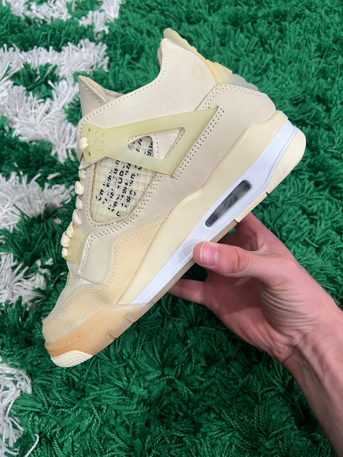 Jordan 4 Off-White Sail (Women's) (Preowned 5M/6.5W)