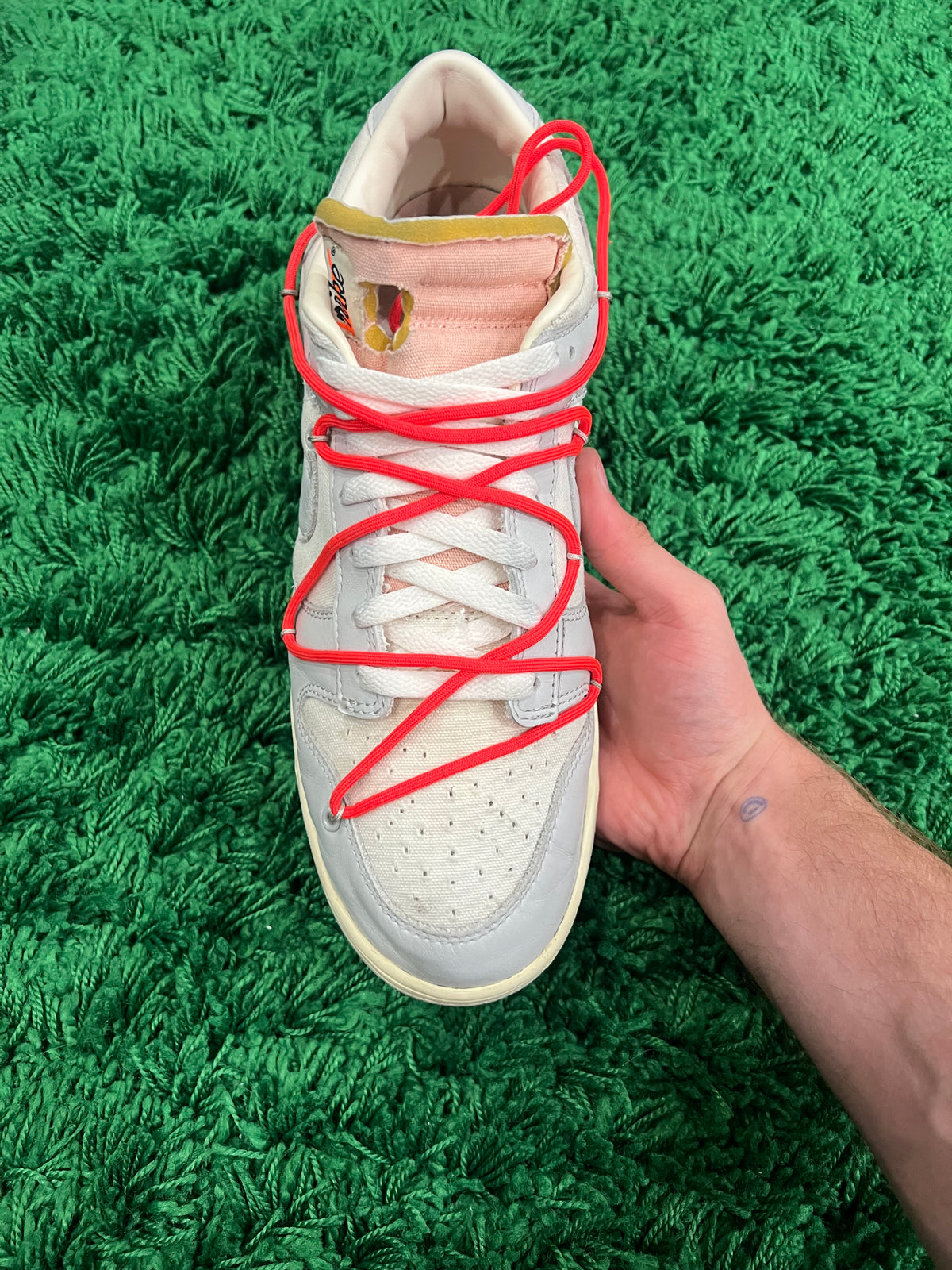 Nike Dunk Low Off-White Lot 6 (Pre-Owned Size 12M)