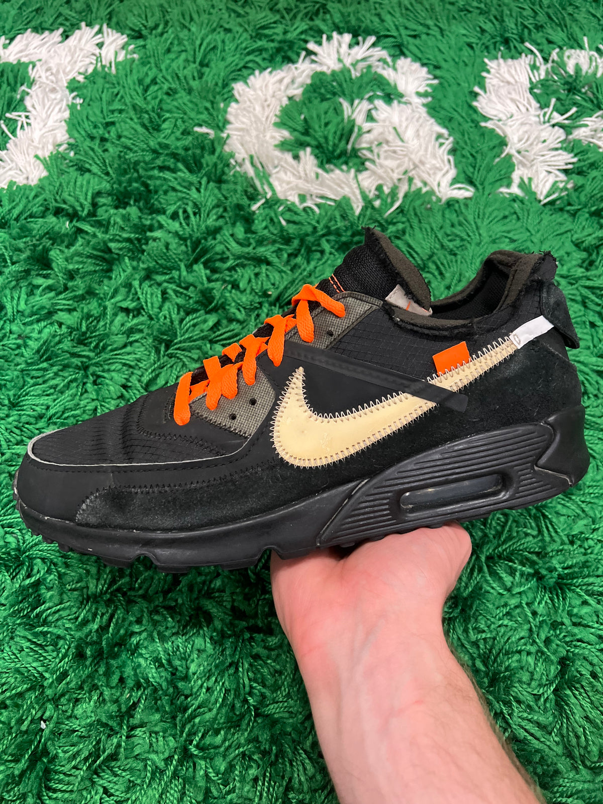 Nike Air Max 90 Off-White Black (Preowned 11M)