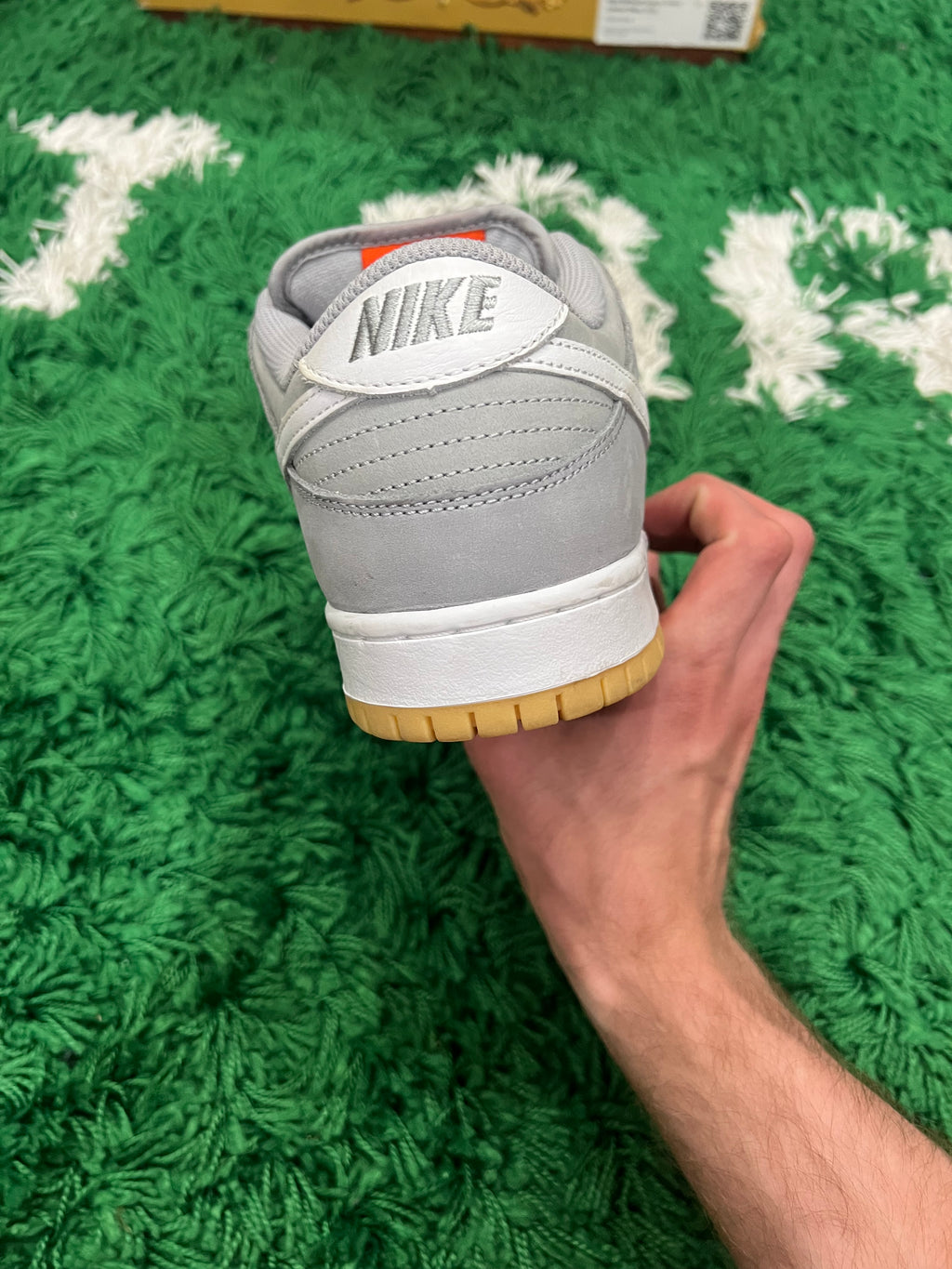 Nike SB Dunk Low Orange Label Wolf Grey Gum (Preowned 10M)