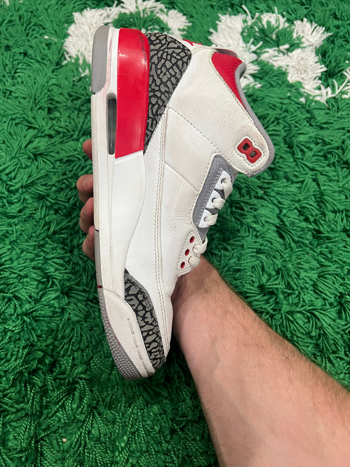 Jordan 3 Fire Red (2022) (Preowned 8M)