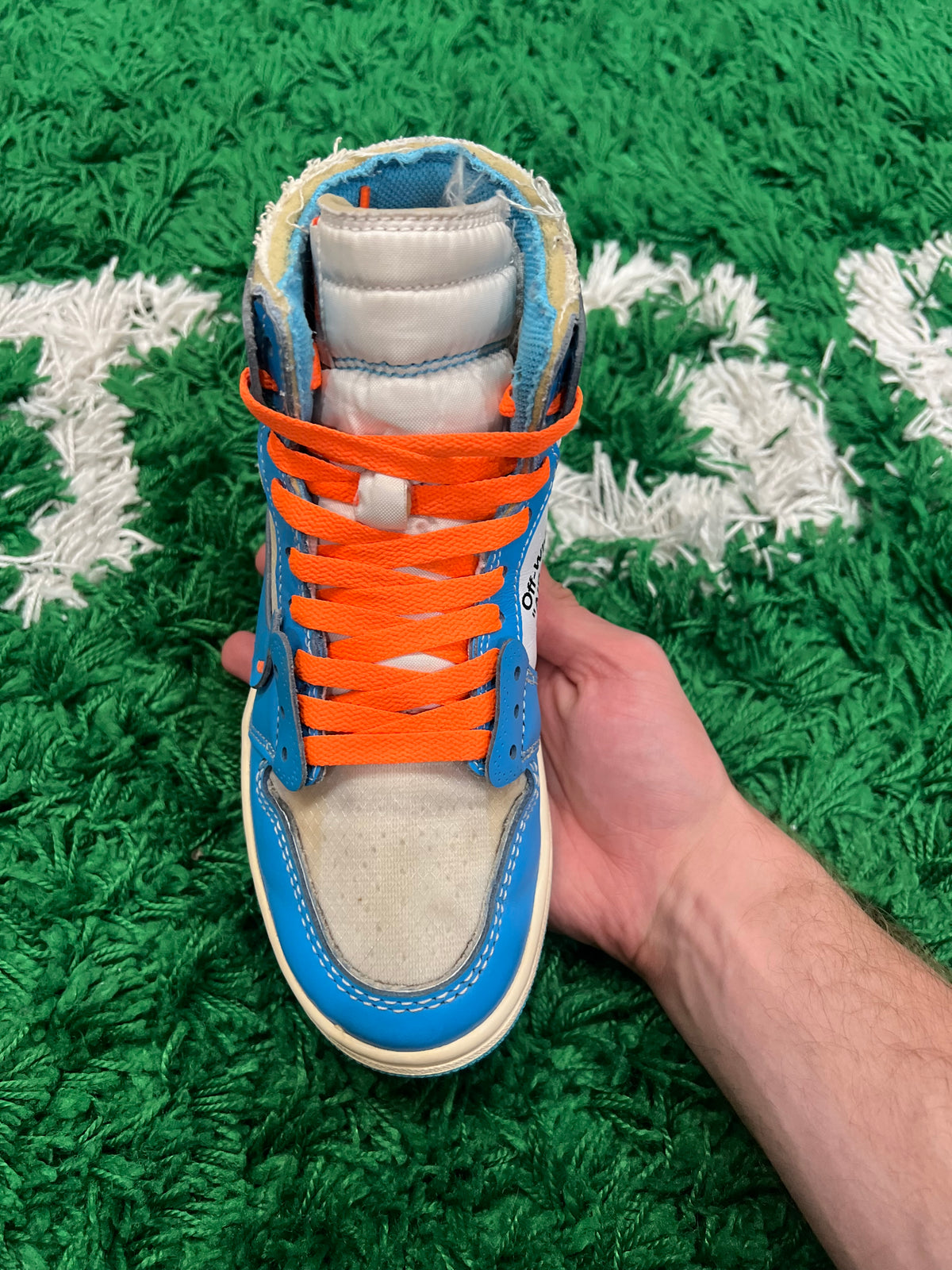 Jordan 1 High Off-White University Blue (Preowned 4M)