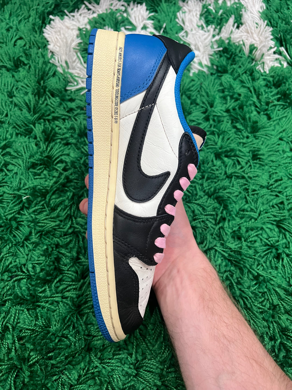 Jordan 1 Low Fragment x Travis Scott (Preowned 7.5M)
