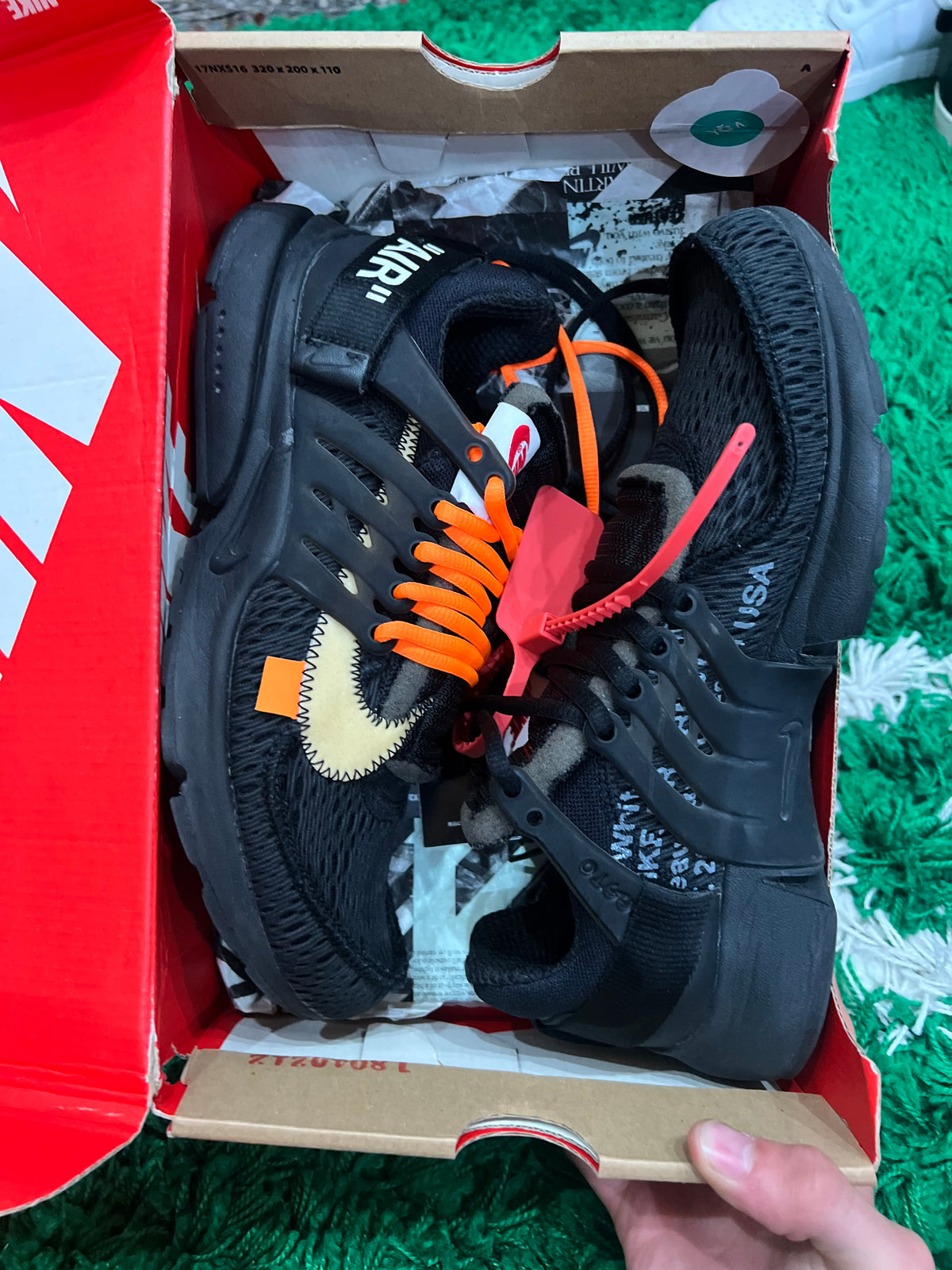 Nike Air Presto Off-White Black (2018) (Preowned 8M)