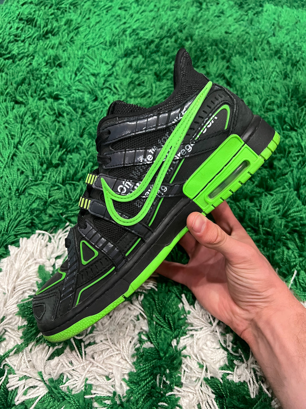 Nike Air Rubber Dunk Off-White Green Strike (Pre-Owned 8M)