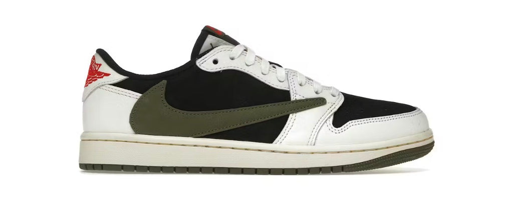 Jordan 1 Low Travis Scott Olive (Women's) (Pre-Owned Size 12M/13.5W)