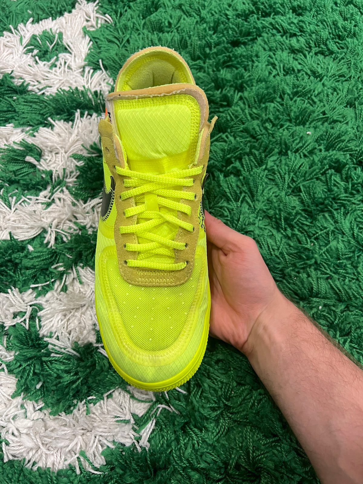 Nike Air Force 1 Low Off-White Volt (Pre-Owned 9M)