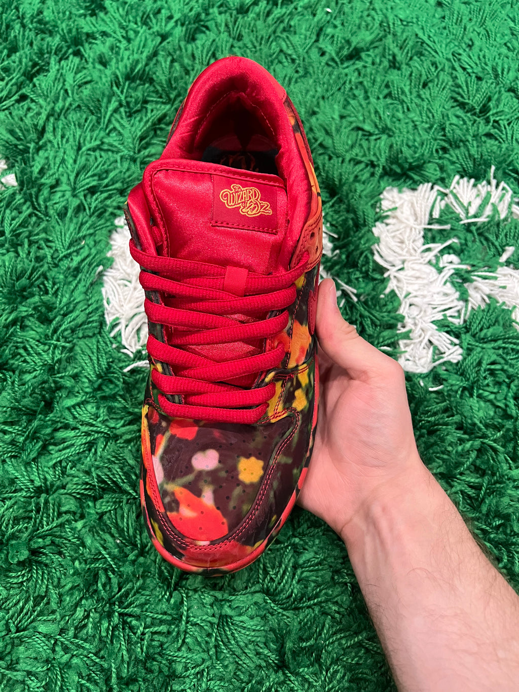 Nike SB Dunk Low The Wizard of Oz Poppy Field (Preowned 8M)