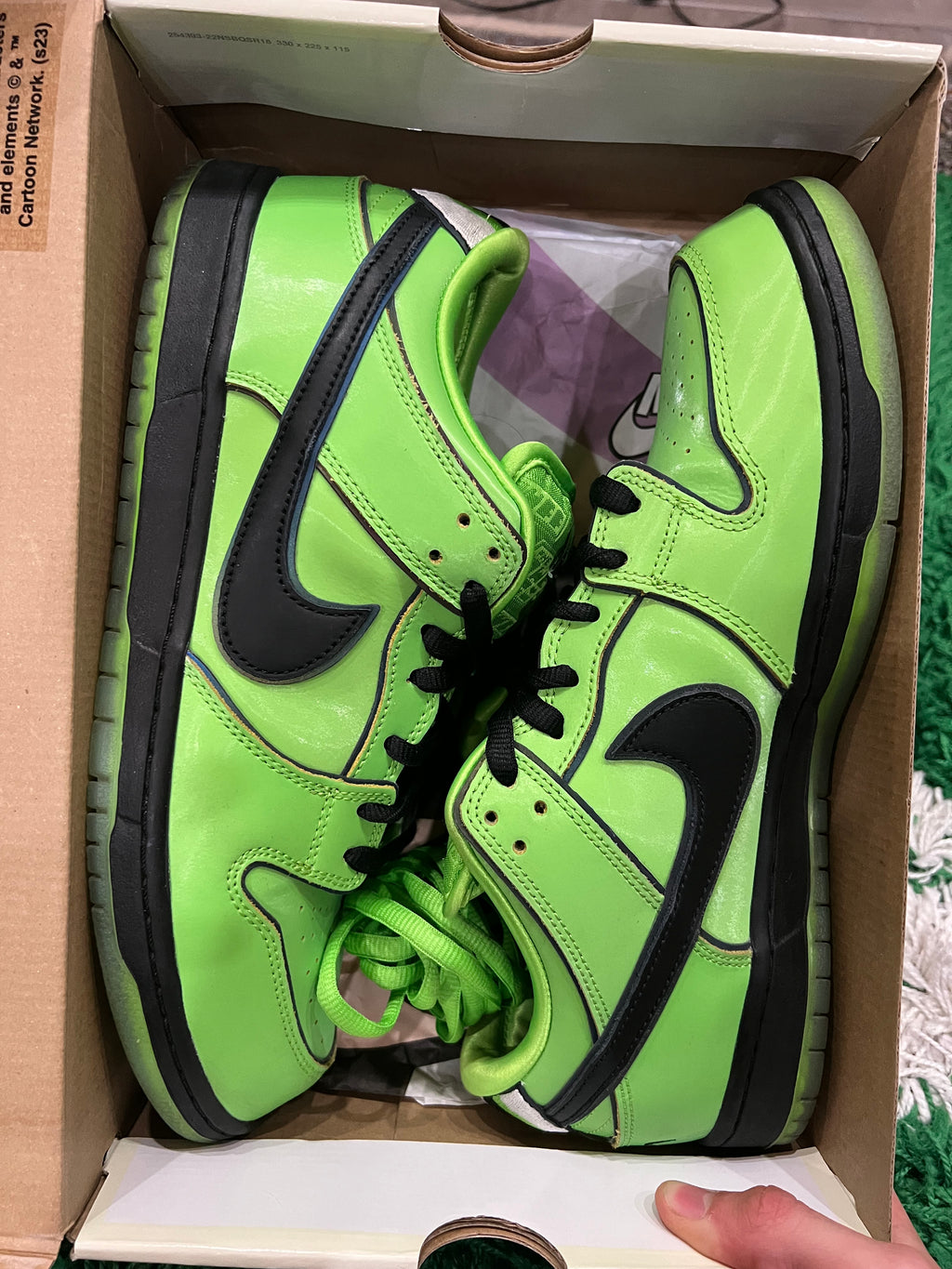 Nike SB Dunk Low The Powerpuff Girls Buttercup (Preowned 11.5M)