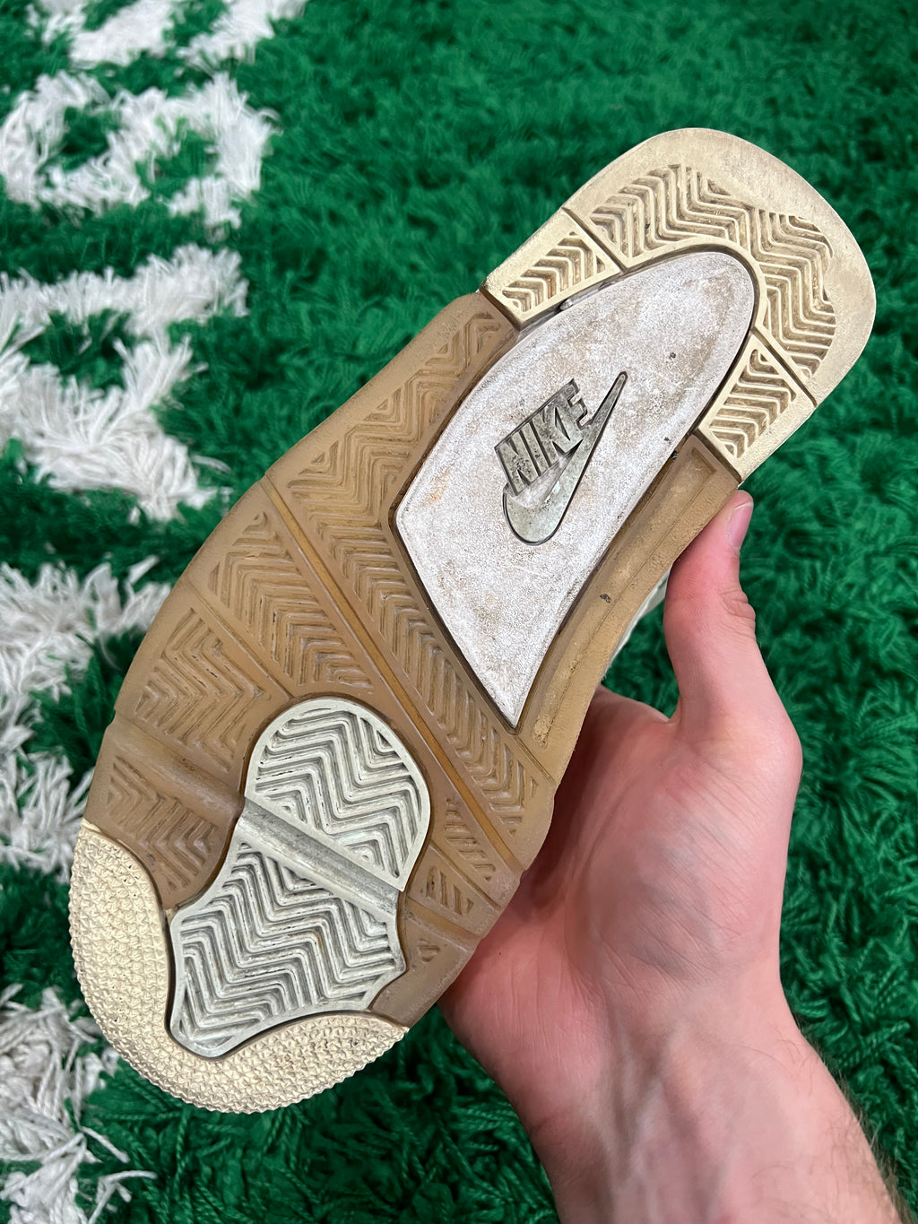 Jordan 4 Off-White Sail (Women's) (Preowned 8M/9.5W)
