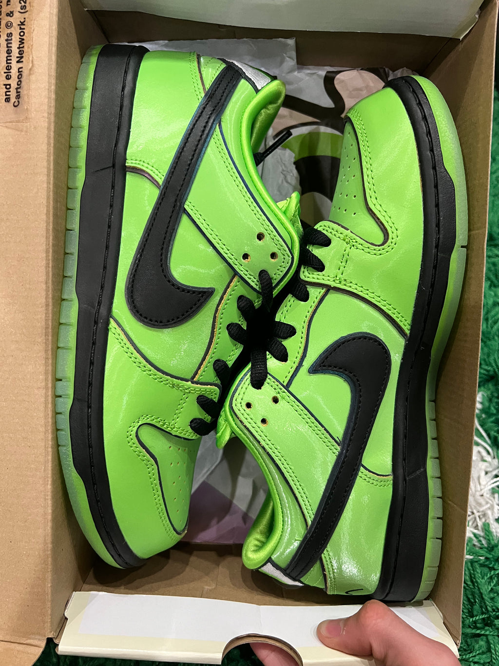 Nike SB Dunk Low The Powerpuff Girls Buttercup (Preowned 9M)