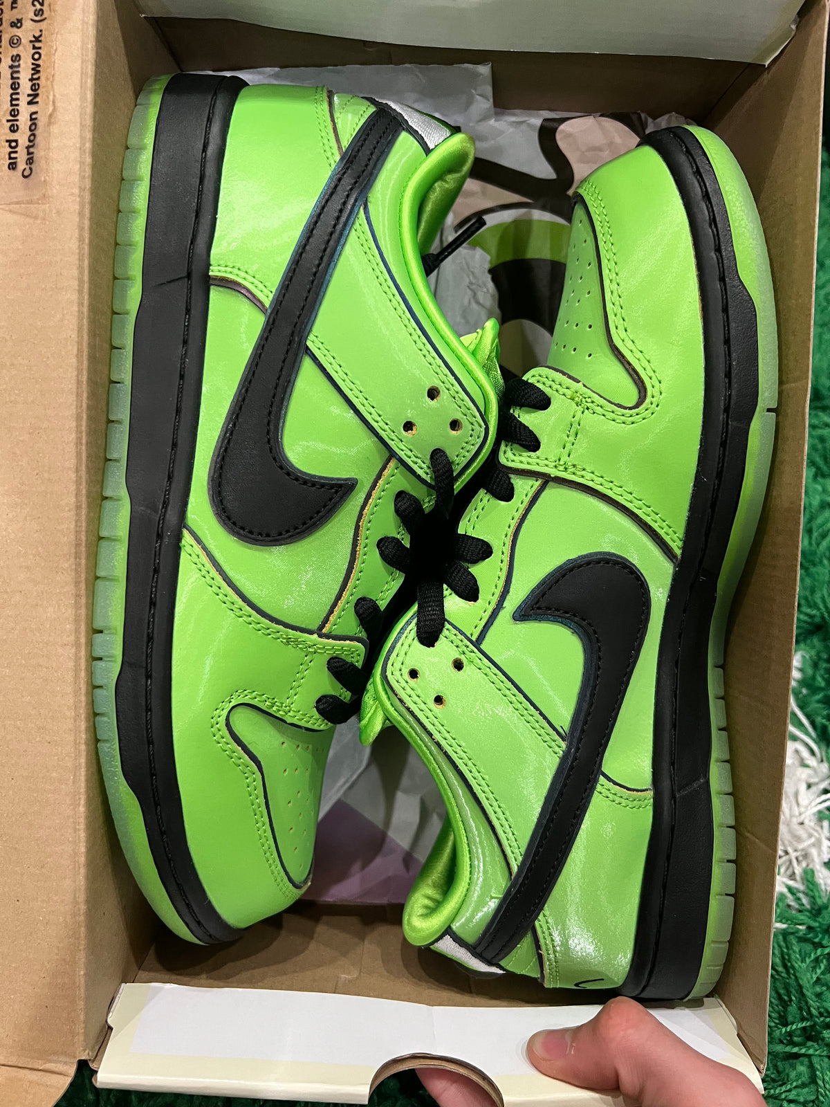 Nike SB Dunk Low The Powerpuff Girls Buttercup (Preowned 9M)