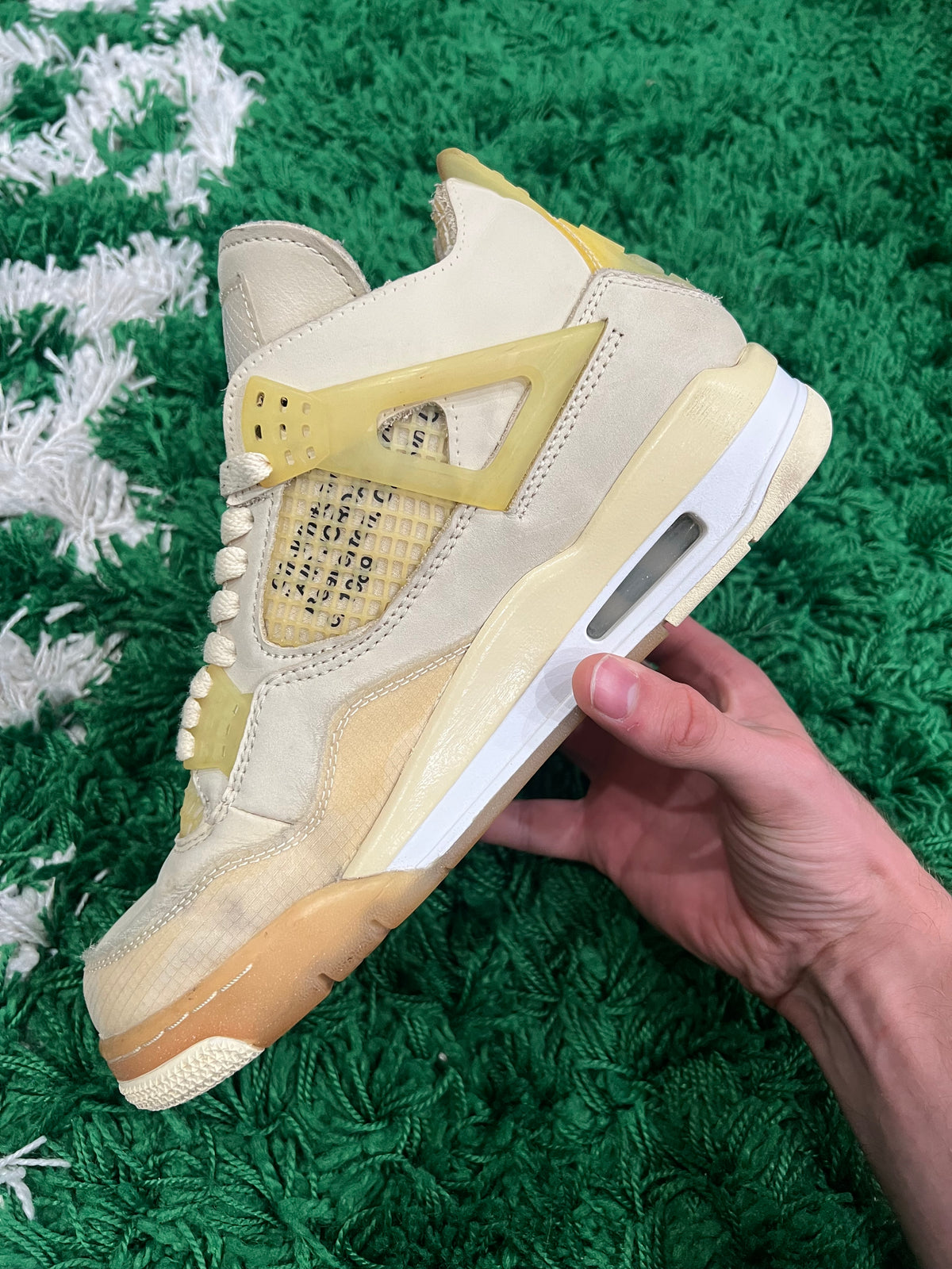 Jordan 4 Off-White Sail (Women's) (Preowned 7.5M/9W)