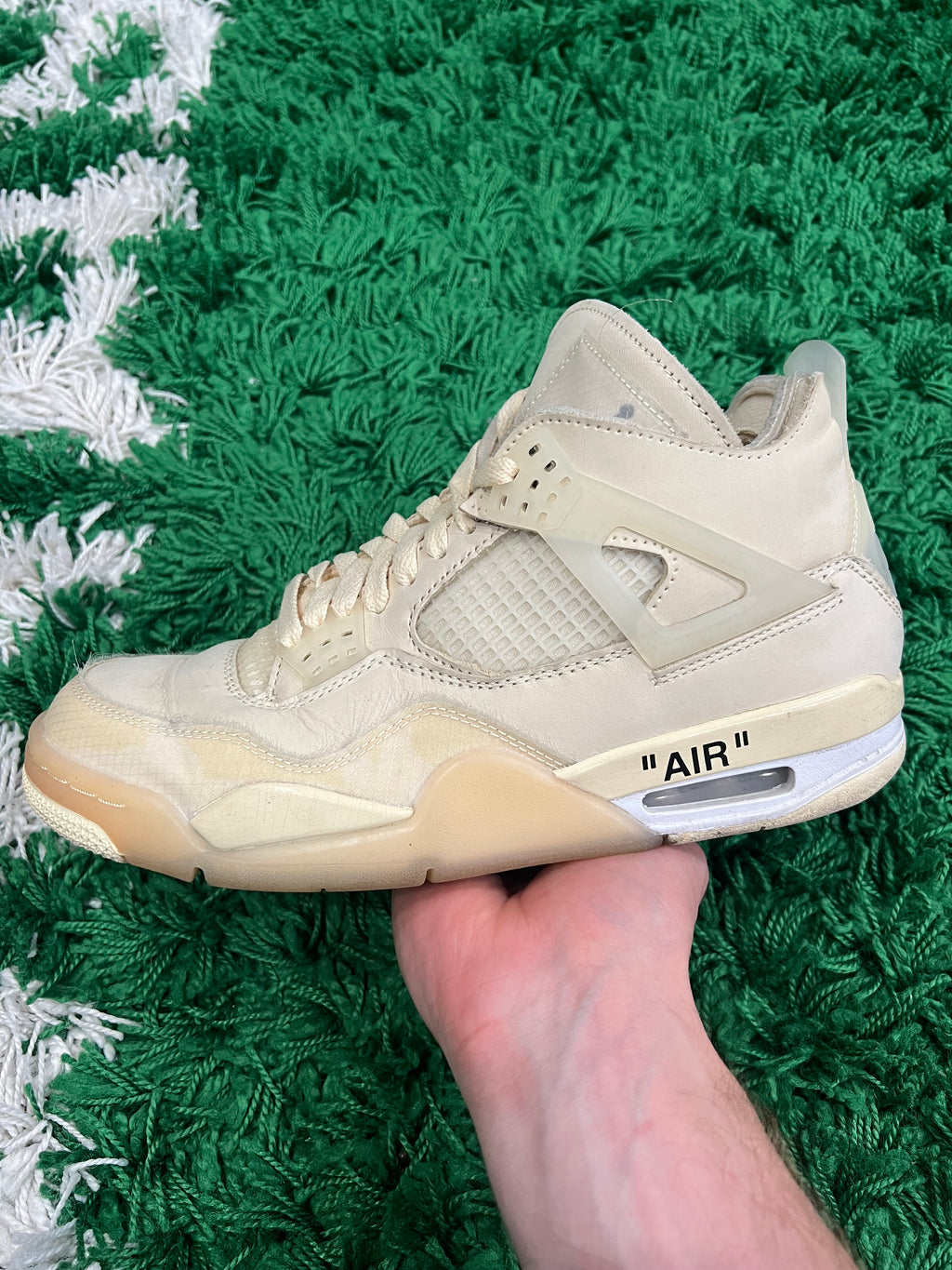Jordan 4 Off-White Sail (Women's) (Preowned 8M/9.5W)