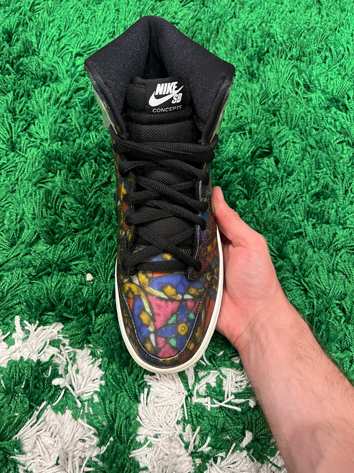 Nike SB Dunk High Concepts Stained Glass (Pre-Owned 8.5M)