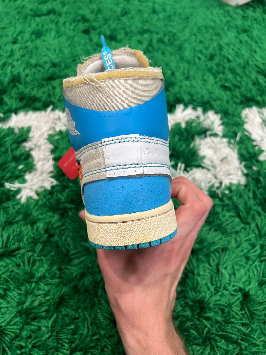 Jordan 1 High Off-White University Blue (Preowned 4M)