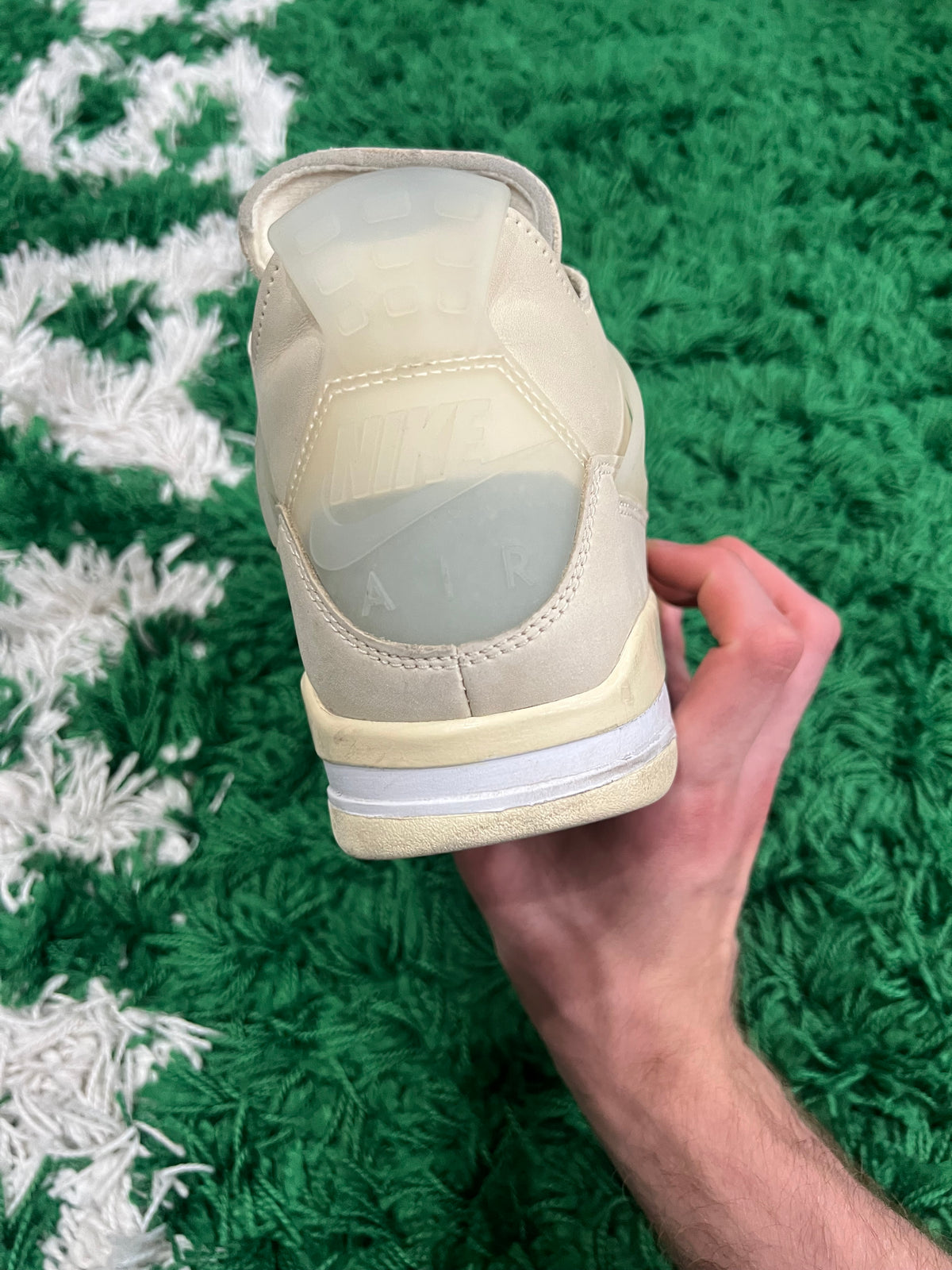 Jordan 4 Off-White Sail (Women's) (Preowned 8M/9.5W)