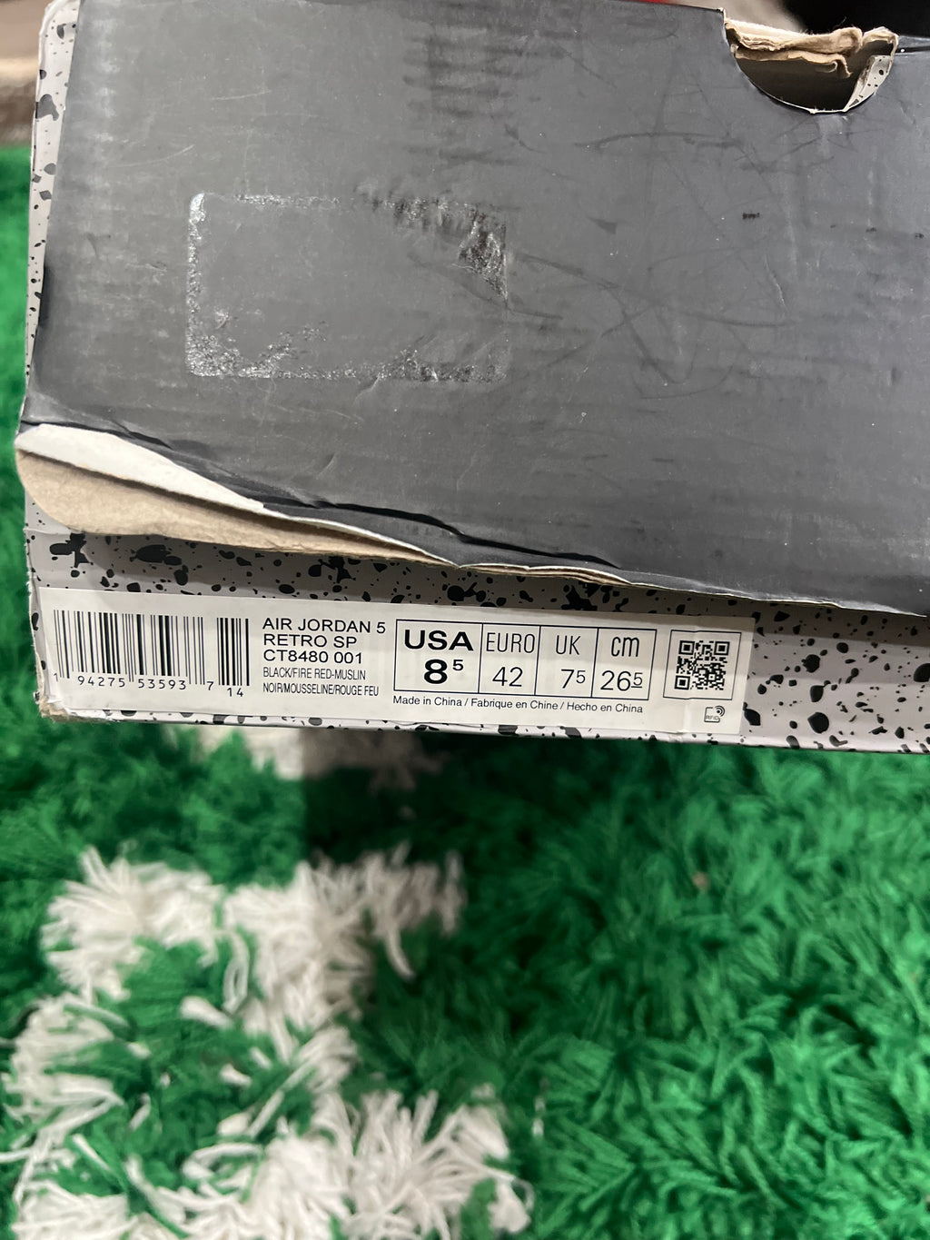 Jordan 5 Off-White Muslin (Preowned 8.5M)
