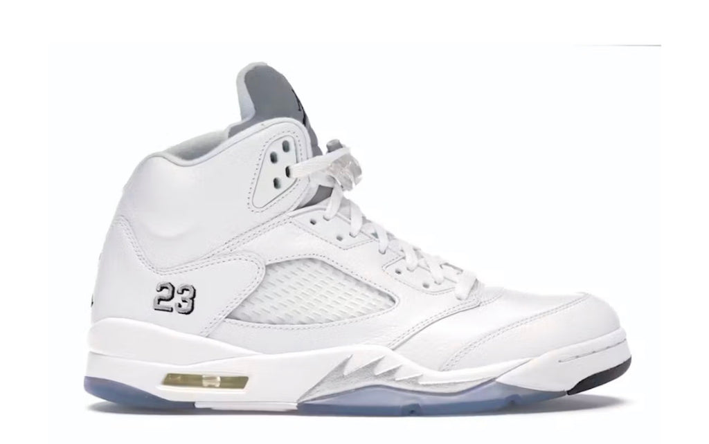 Jordan 5 White Metallic (2015) (Pre-Owned Size 10.5M)