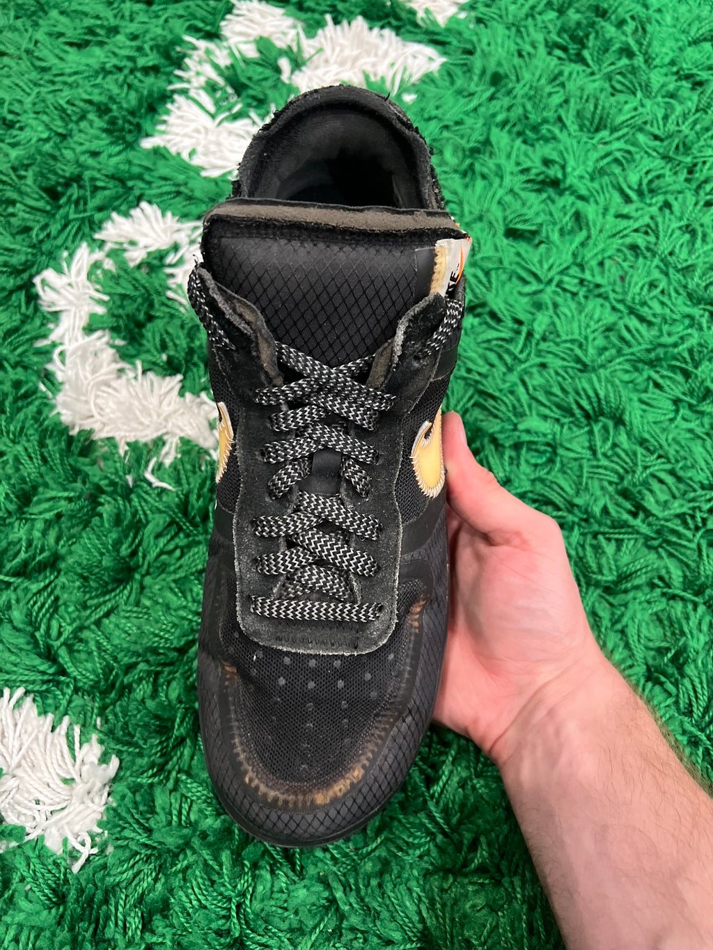 Nike Air Force 1 Low Off-White Black White (Preowned 9M)