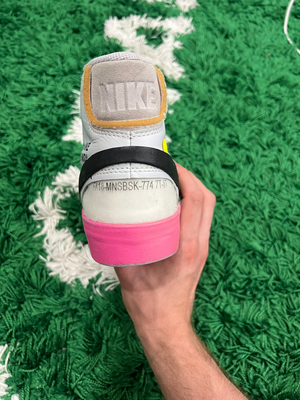 Nike Blazer Mid Off-White Wolf Grey Serena Queen (Preowned 8.5M)