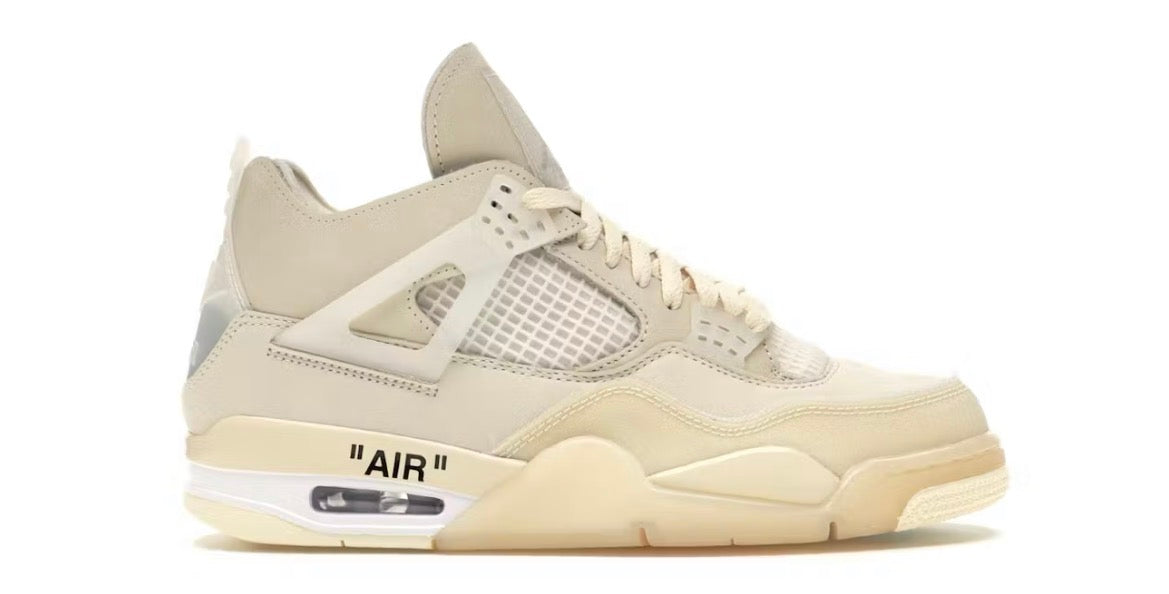 Jordan 4 Off-White Sail (Women's) (Preowned 5.5M/7W)