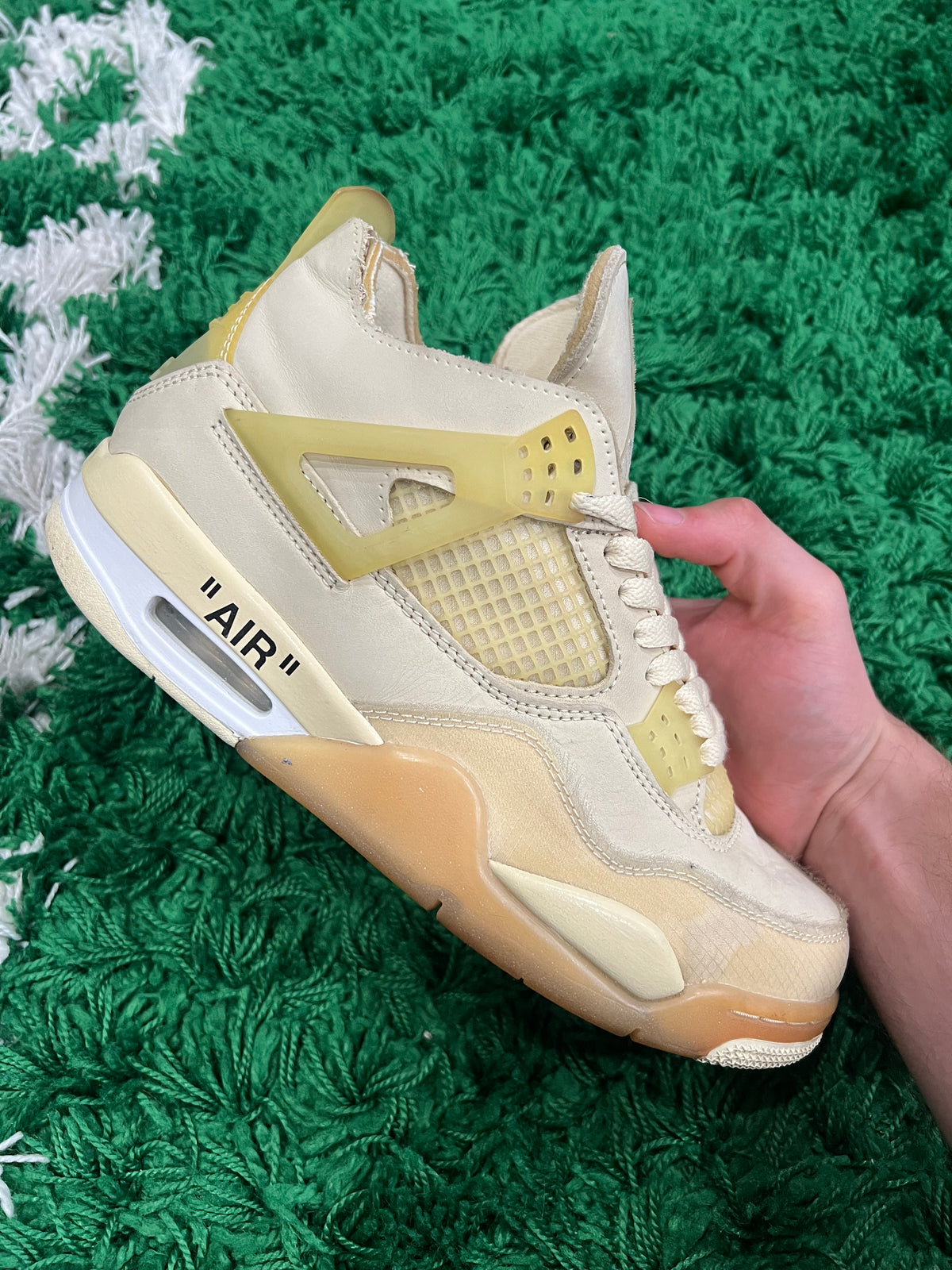 Jordan 4 Off-White Sail (Women's) (Preowned 7.5M/9W)