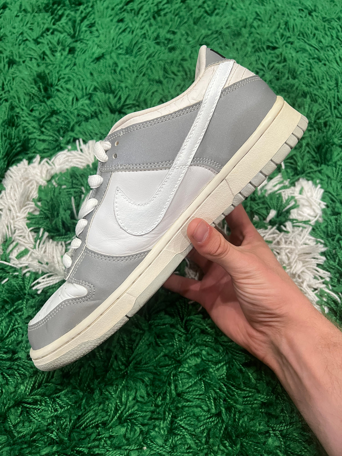 Nike Dunk Low Pro B 3M White (Pre-Owned 9.5M)