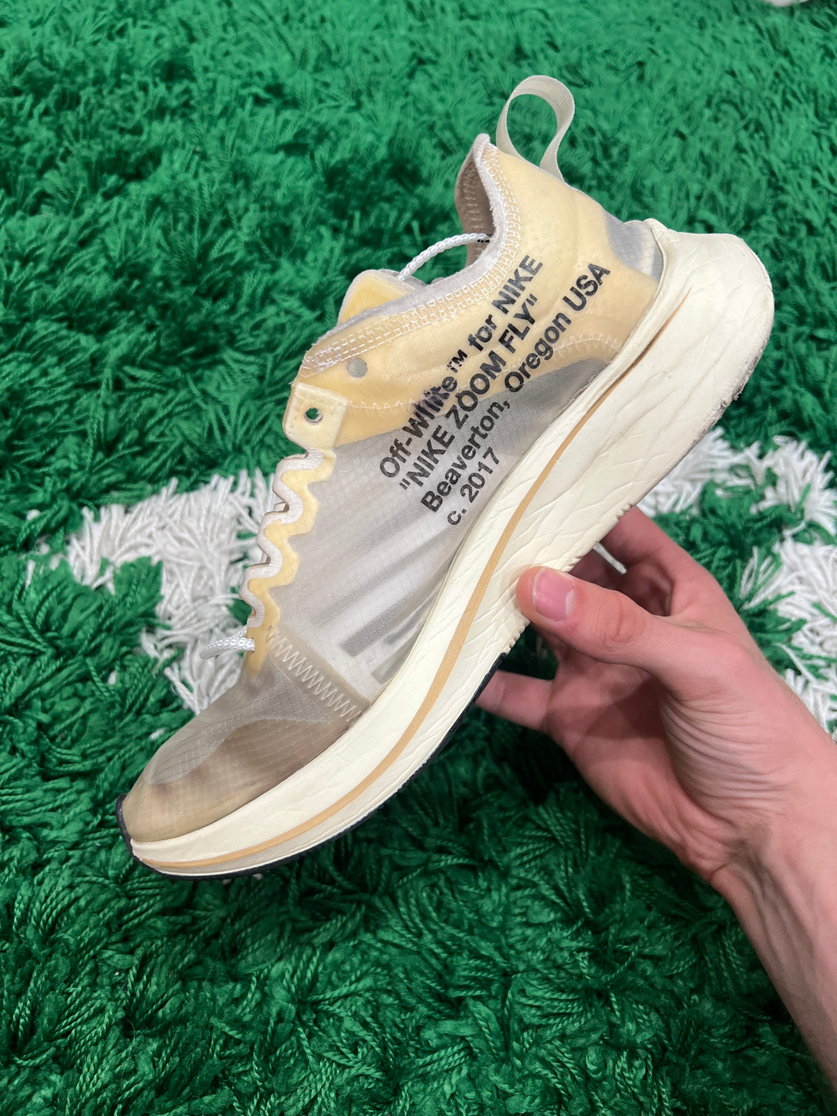 Nike Zoom Fly Off-White (Preowned 7M)