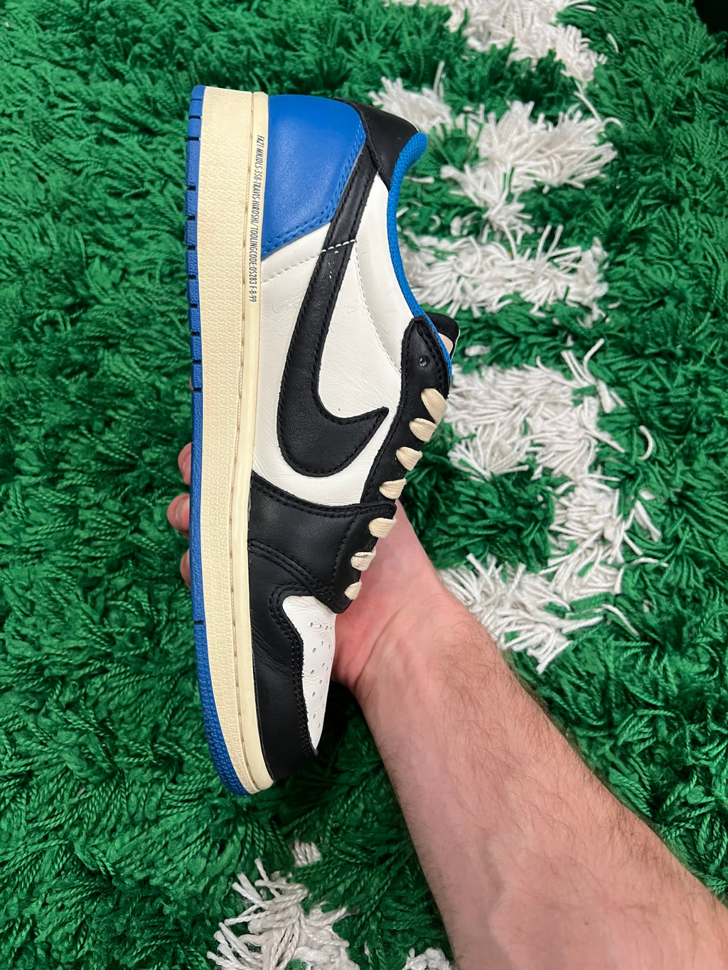 Jordan 1 Low Fragment x Travis Scott (Preowned 8M)