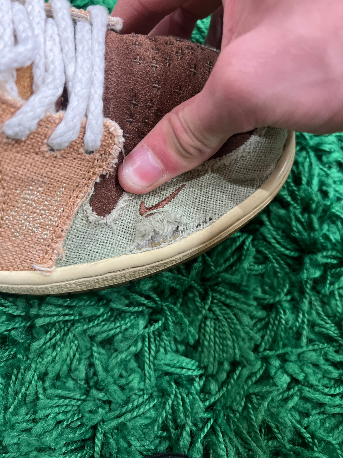 Jordan 1 Low Zion Williamson Voodoo (Preowned 8M)