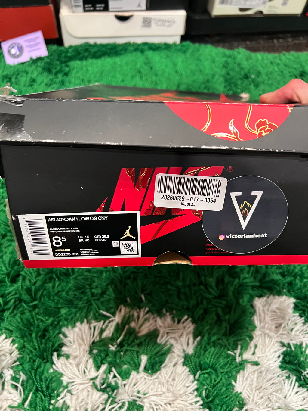 Jordan 1 Low Chinese New Year (Pre-Owned 8.5M)