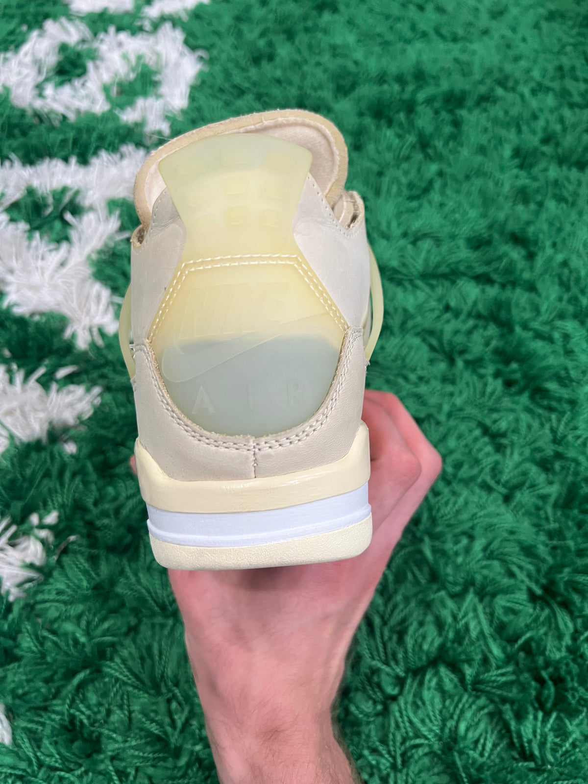 Jordan 4 Off-White Sail (Women's) (Preowned 5M/6.5W)