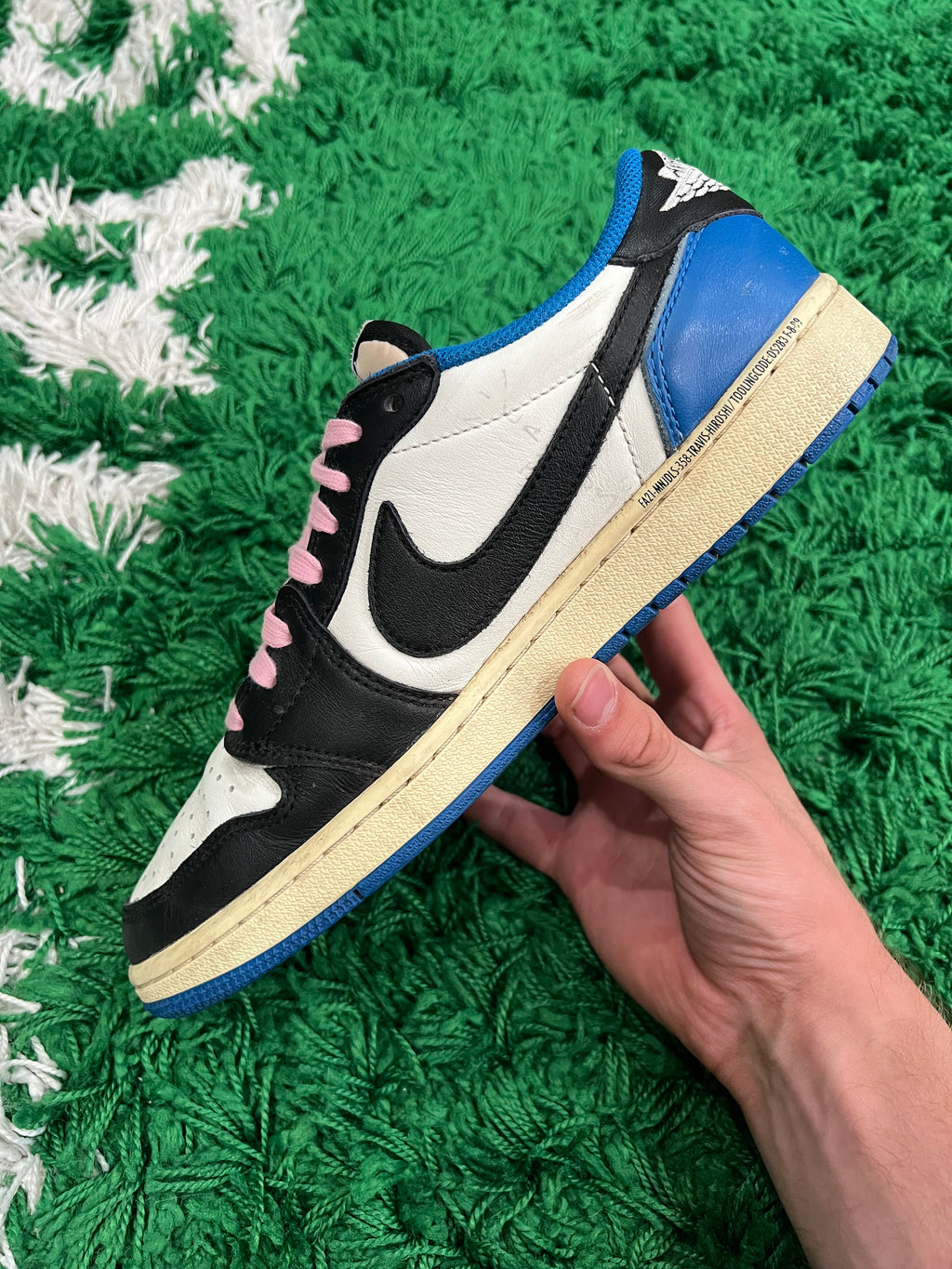 Jordan 1 Low Fragment x Travis Scott (Pre-Owned Size 9M)