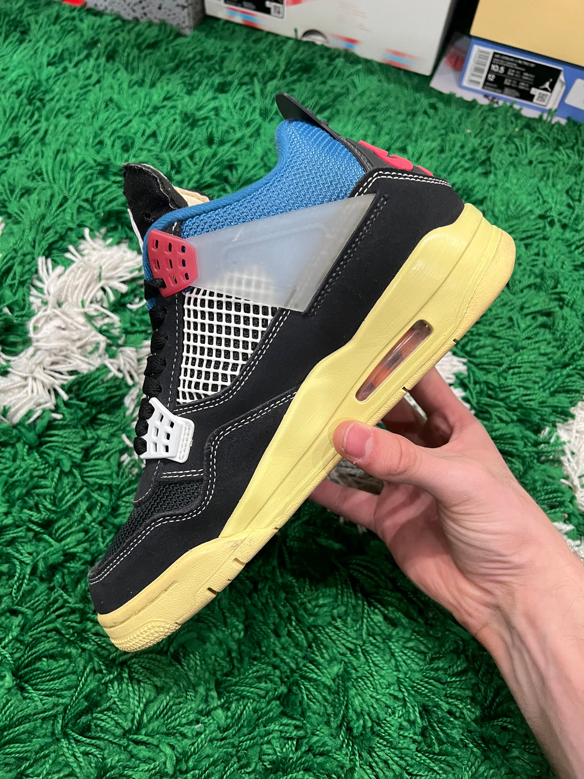 Jordan 4 Union Off Noir (Preowned 8M)