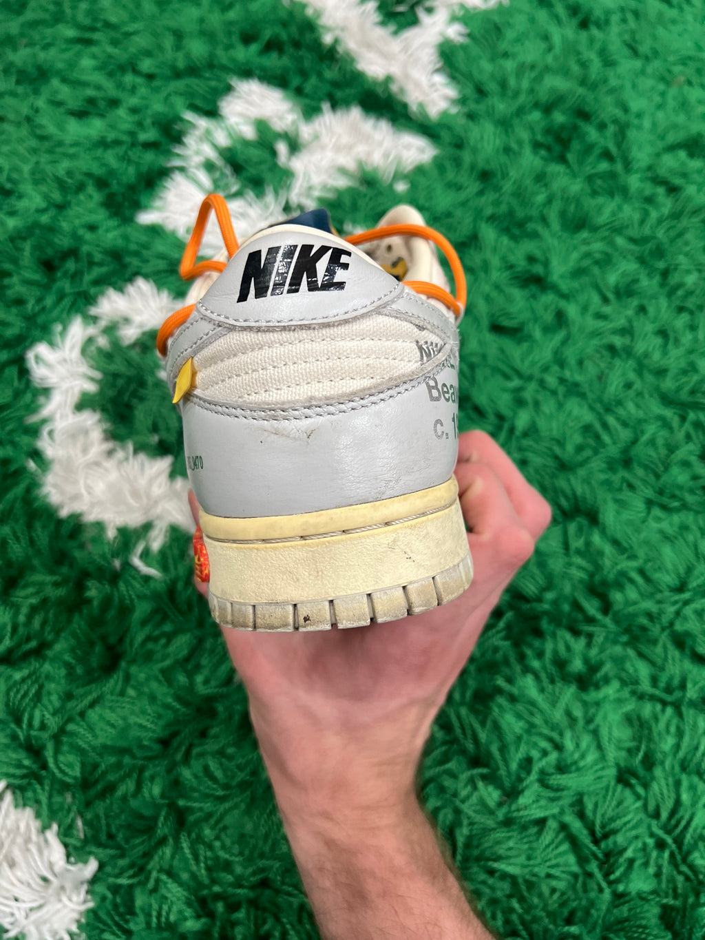 Nike Dunk Low Off-White Lot 44 (Preowned 9M)