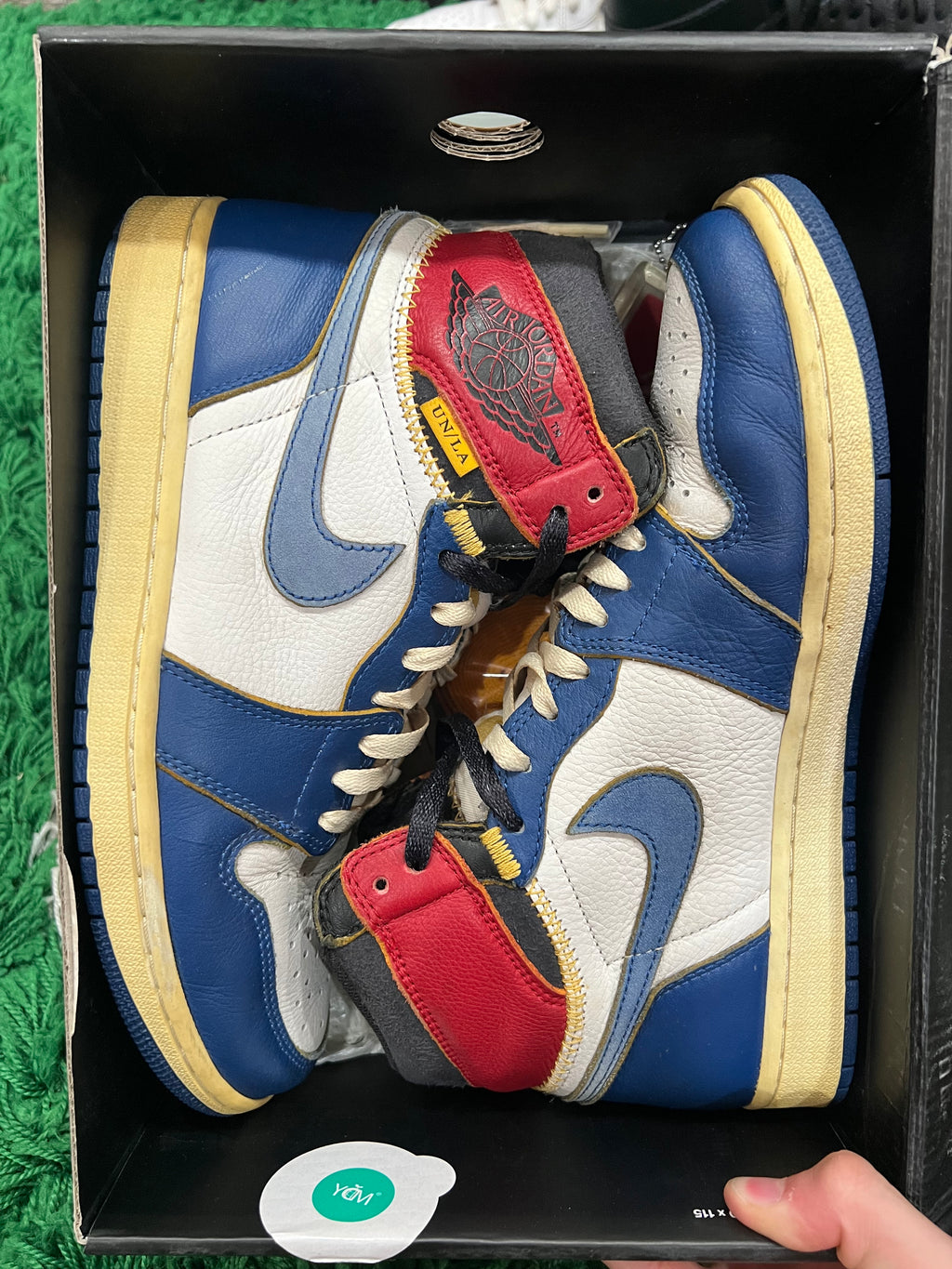 Jordan 1 High Union Los Angeles Storm Blue (Preowned 9.5M)